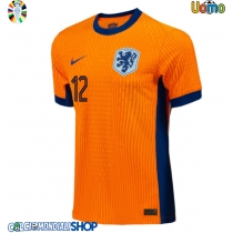 Maglie da calcio Olanda Jeremie Frimpong #12 Prima Maglia Europei 2024 Manica Corta